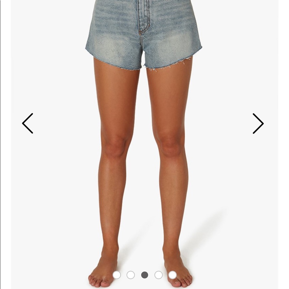 WeWoreWhat | High-Rise Denim Short in Light Vintage